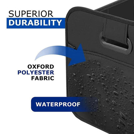 3-in-1 Sky blue Foldable Storage Organizer: Portable, Expandable, with Removable Dividers & 12 Extra Pockets – Your All-in-One Storage Solution.