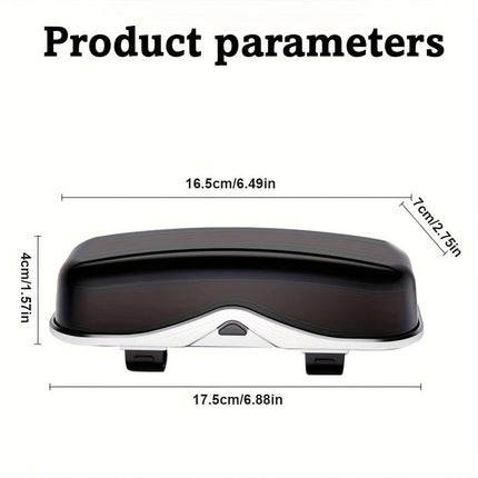 Car Travel Three-Piece Set: Push-Open Eyeglass Case, Universal Storage Case, and Secure Organizer—Complete On-the-Go Storage, Peace of Mind Every Journey(Grey).
