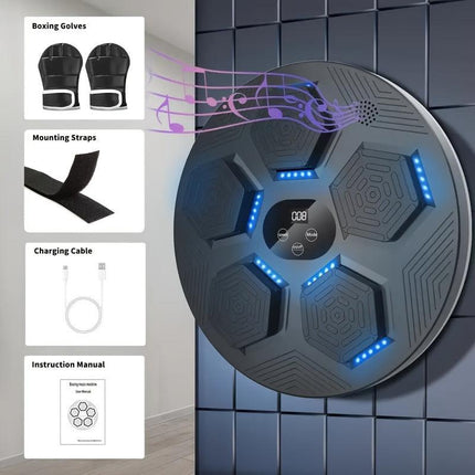 Smart Boxing Training Device: 18 Music Modes + Adaptive System + Minimalist Wall Mount, Creating a Professional-Grade Immersive Home Fitness Experience.