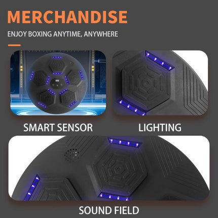 Smart Boxing Training Device: 18 Music Modes + Adaptive System + Minimalist Wall Mount, Creating a Professional-Grade Immersive Home Fitness Experience.