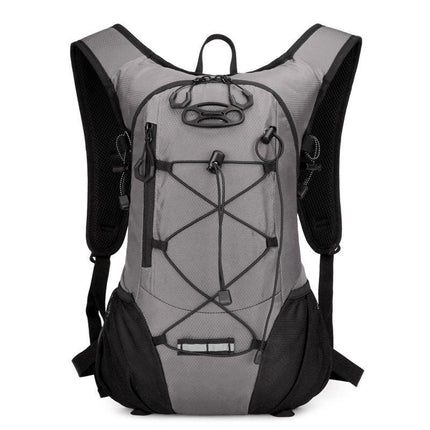 Black Large-Capacity Storage Backpack, featuring a main compartment with multiple organized pockets for efficient item arrangement. Ideal for daily commuting and short trips, offering practical and convenient storage solutions..