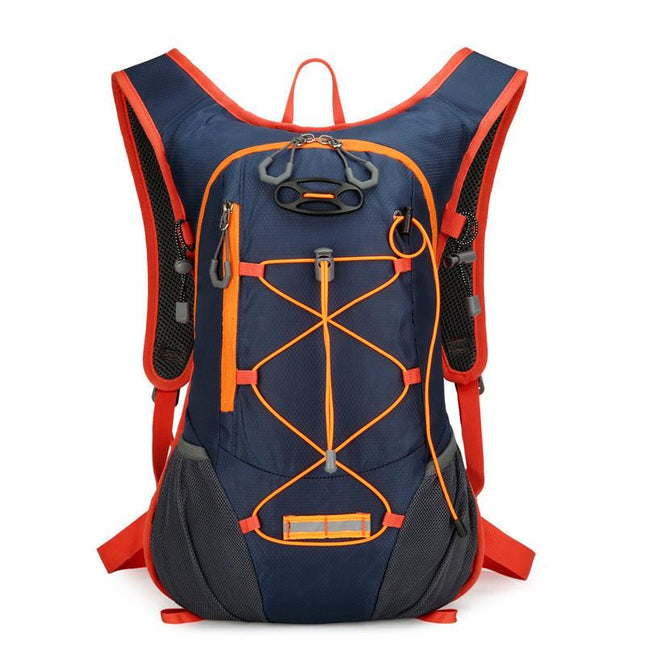 Drak bule Large-Capacity Storage Backpack, featuring a main compartment with multiple organized pockets for efficient item arrangement. Ideal for daily commuting and short trips, offering practical and convenient storage solutions..
