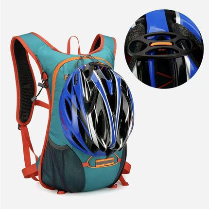 Dark green Large-Capacity Storage Backpack, featuring a main compartment with multiple organized pockets for efficient item arrangement. Ideal for daily commuting and short trips, offering practical and convenient storage solutions..