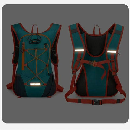 Grey Large-Capacity Storage Backpack, featuring a main compartment with multiple organized pockets for efficient item arrangement. Ideal for daily commuting and short trips, offering practical and convenient storage solutions..