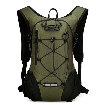 Grey Large-Capacity Storage Backpack, featuring a main compartment with multiple organized pockets for efficient item arrangement. Ideal for daily commuting and short trips, offering practical and convenient storage solutions..