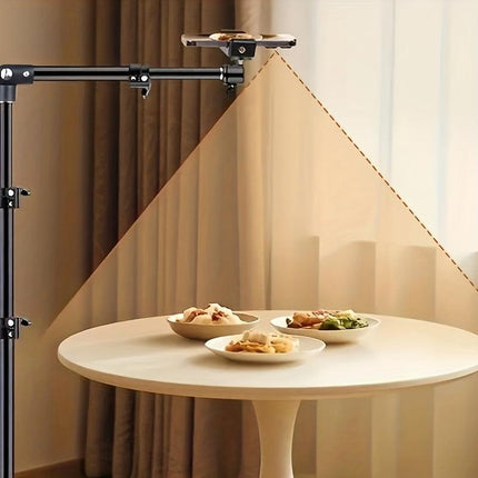 **Multi-Angle Flexible Shooting Stand: Your All-in-One Portable Assistant for Stable HD Live Streaming and Content Creation**.