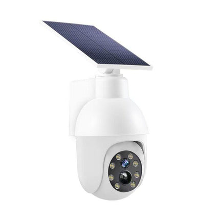 Solar sensor simulation camera light - No real monitoring function, simulated appearance design, smart sensor lighting, for outdoor security warning purposes | Energy-saving anti-theft solution | Warning lighting equipment.