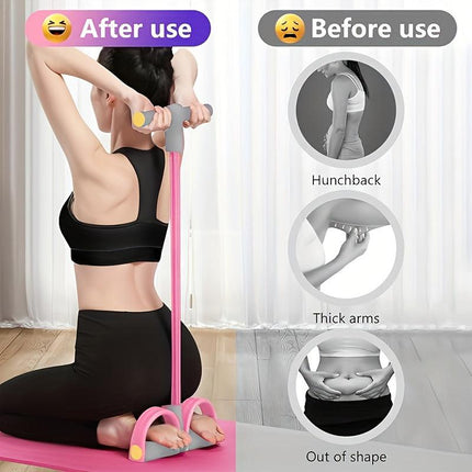 Resistance Band Exerciser: Full-Body Workout, Easy Toning(light green).