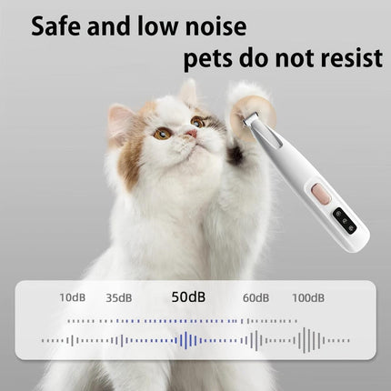 Low-Noise Pet Clipper for Dogs & Cats: Quiet Design to Reduce Stress, Rounded Blades for Gentle Grooming, 90-Minute Runtime.