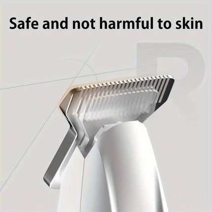 Low-Noise Pet Clipper for Dogs & Cats: Quiet Operation Reduces Stress, Rounded Blade Prevents Skin Irritation, 90-Min Runtime + Spare Blade Included.