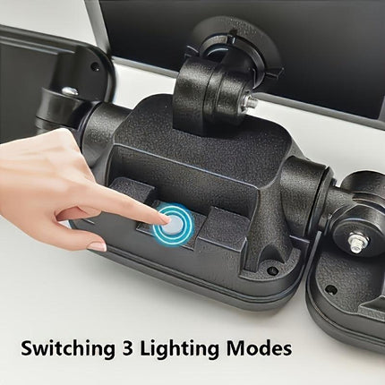 74 LED Solar Motion Sensor Light, 3 Brightness Modes Outdoor Wall Light, Suitable for Front Door, Yard, Garage, Patio.
