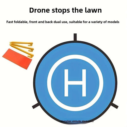 **Drone Quick-Fold Landing Pad + UV-Resistant Storage Bag Combo | Dual-Sided Takeoff/Landing, UV Protection & Shockproof, Ready-to-Go for Outdoor Aerial Photography, a Lightweight Protection System Designed for Pilots**（Yellow)）.