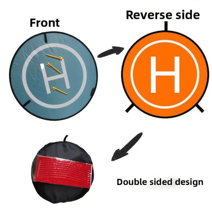 **Drone Quick-Fold Landing Pad + UV-Resistant Storage Bag Combo | Dual-Sided Takeoff/Landing, UV Protection & Shockproof, Ready-to-Go for Outdoor Aerial Photography, a Lightweight Protection System Designed for Pilots**（Yellow)）.