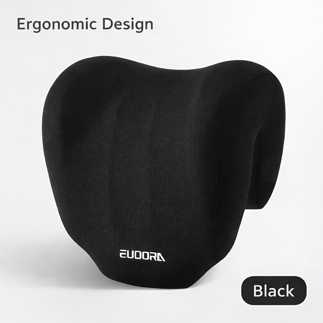 Ergonomic Multi-functional Nap Pillow - Desk Rest Pillow with Neck/Side Support, Memory Foam Cushion for Office, Home & Travel(BLACK).