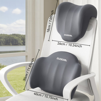 Ergonomic Multi-functional Nap Pillow - Desk Rest Pillow with Neck/Side Support, Memory Foam Cushion for Office, Home & Travel(BLACK).