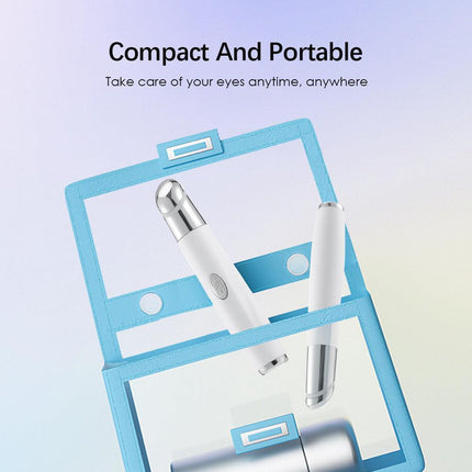 Blue Light Eye Beauty Device｜Four Core Functions in One Device: Blue Light Disinfection and Sterilization, High-Frequency Vibration Massage, Reduction of Oil Secretion, Lightening of Eye Bags and Dark Circles.