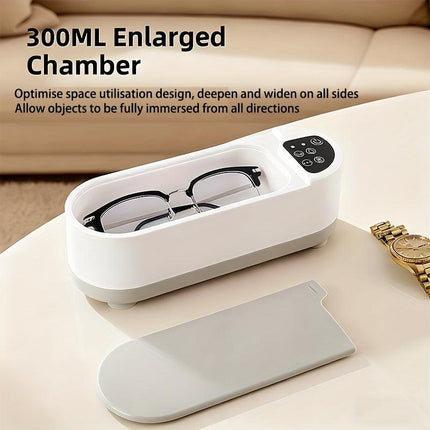 High-Frequency Vibration Cleaning Box｜Powerful Deep Clean・Low Noise & Energy-Saving・Restore Original Shine, Renewing Jewelry, Glasses & Delicate Items**.