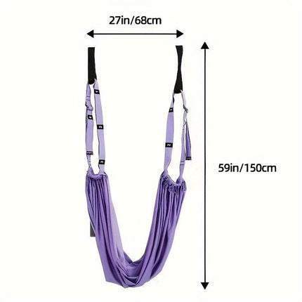 Hanging Fitness Resistance Band: 4-Step Installation, Full-Body Stretching & Strength Training at Home(GREEN).