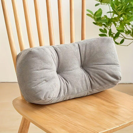 Enamel gray**Cloud-Touch Chenille Multi-Function Lumbar Pillow: Supports Long-Hour Sitting, Removable & Washable Design, Gently Releases Pressure Every Day Like a Cloud**.