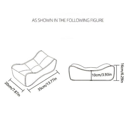 Enamel gray**Cloud-Touch Chenille Multi-Function Lumbar Pillow: Supports Long-Hour Sitting, Removable & Washable Design, Gently Releases Pressure Every Day Like a Cloud**.