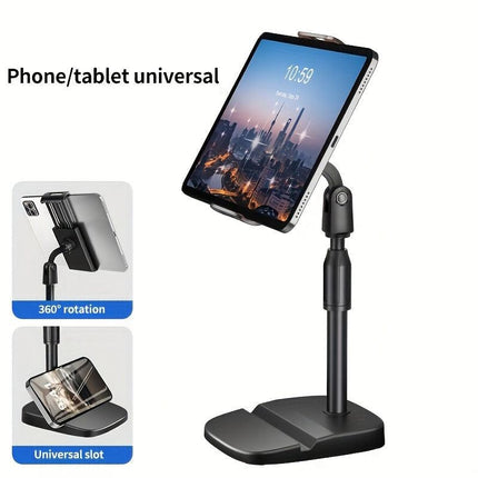 **Telescopic Rotating Live Stream Tripod: Adjustable Height, Multi-Angle Shooting, Stable and Portable**.