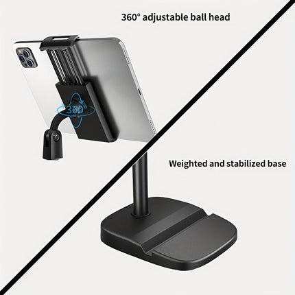 **Telescopic Rotating Live Stream Tripod: Adjustable Height, Multi-Angle Shooting, Stable and Portable**.
