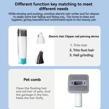 Australian Pet Hair Solution: 7-in-1 Grooming Vacuum for Clean Homes.