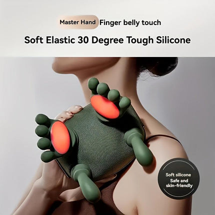 New Heating Massage Gun 1kg Lightweight Design Palm Warm Compress Multi Dimensional Massage Experience Say Goodbye to Single Vibration and Heavy Feel of Old Model.