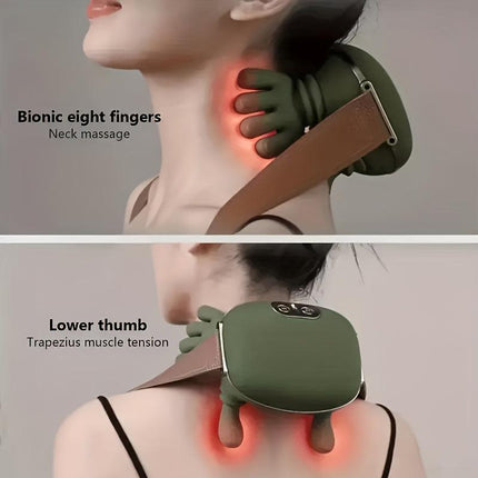 New Heating Massage Gun 1kg Lightweight Design Palm Warm Compress Multi Dimensional Massage Experience Say Goodbye to Single Vibration and Heavy Feel of Old Model.