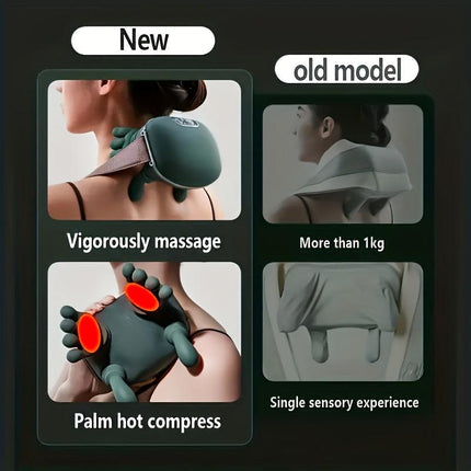 New Heating Massage Gun 1kg Lightweight Design Palm Warm Compress Multi Dimensional Massage Experience Say Goodbye to Single Vibration and Heavy Feel of Old Model.