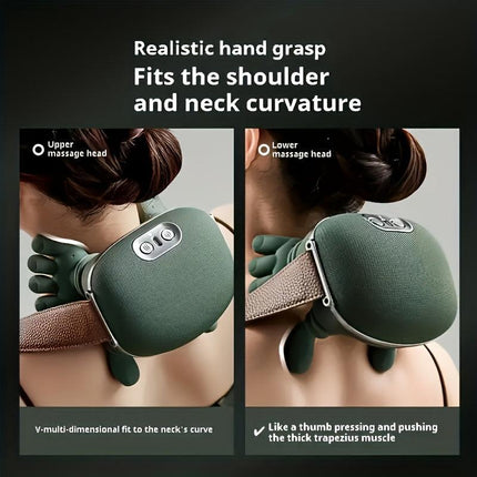 New Heating Massage Gun 1kg Lightweight Design Palm Warm Compress Multi Dimensional Massage Experience Say Goodbye to Single Vibration and Heavy Feel of Old Model.