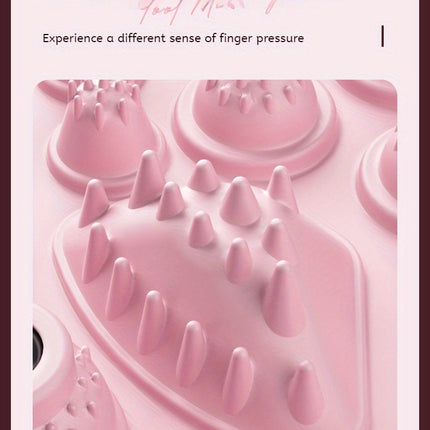 Magnetic Foot Massage & Waist Twisting Disc｜Home Body-Shaping Fitness Equipment, Silent Anti-Slip Dual-Function, Promotes Circulation & Improves Sleep（pink）.