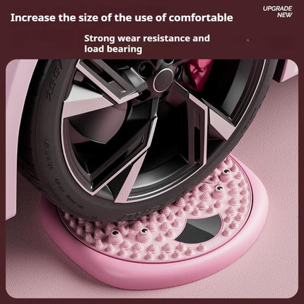 Magnetic Foot Massage & Waist Twisting Disc｜Home Body-Shaping Fitness Equipment, Silent Anti-Slip Dual-Function, Promotes Circulation & Improves Sleep（pink）.