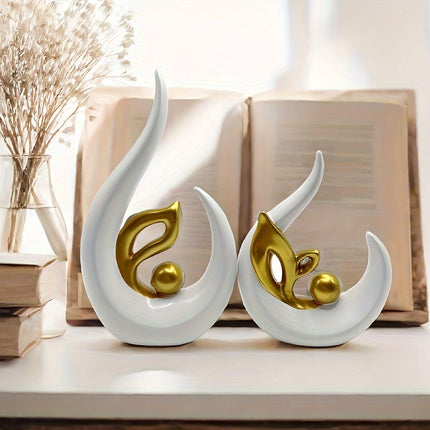Platinum Ceramic "New Life" Sculpture: Symbolizing growth through the form of a sprouting seed, inspiring upward progress step by step..