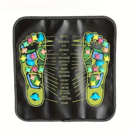 1 piece of colored stone foot acupoint massage pad - Relaxation massage pad, foot therapy relaxation, no power supply foot massager.