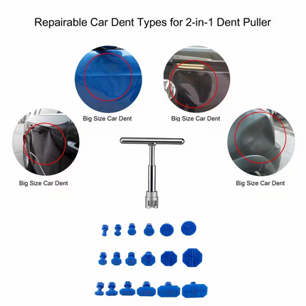 Car dent repair TOOLS, short T-pull repair puller tools without sheet metal repair.