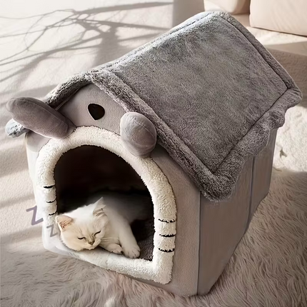 Comfortable pet house for cats and dogs - detachable, washable, four-level universal bed.