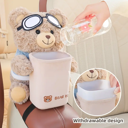 A cute car tissue holder and trash can in one, a creative car storage rack, and a car handrail for storing interior accessories.
