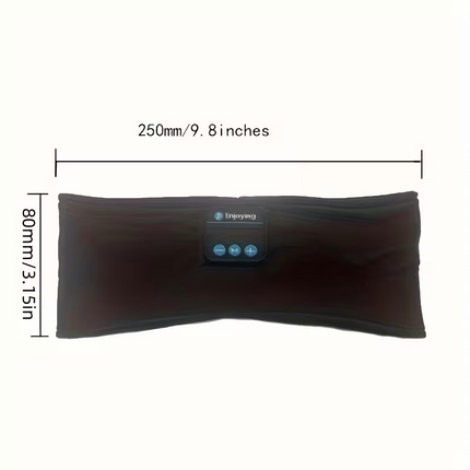 The dual-purpose wireless headphones for sleep and exercise feature a headband design that is light, thin and soft, providing a comfortable fit without pressing on the ears.