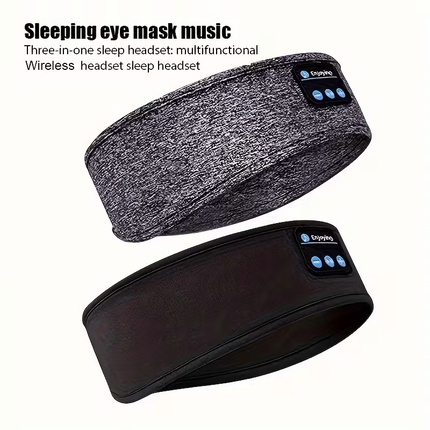 The dual-purpose wireless headphones for sleep and exercise feature a headband design that is light, thin and soft, providing a comfortable fit without pressing on the ears.