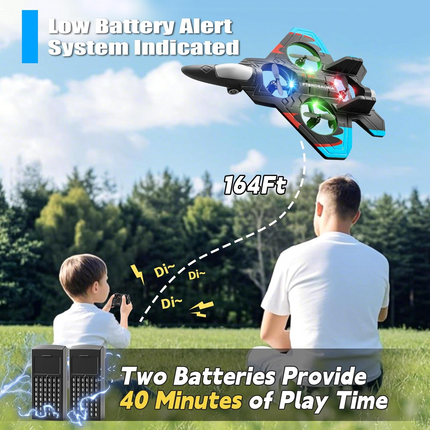 Global Hit K500Max Toy RC Drone - Hand Launch / One-Key Takeoff, 360° Stunt Flips. Equipped with a multi-function remote controller for easy control, featuring headless mode, stable hovering, adjustable speed settings, and cool colorful LED lights. Delive.