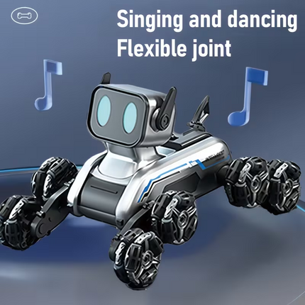 Eight-Wheeled Robotic Dog: Flexible Limbs, Adapts to Various Terrains. Indoor & Outdoor Fun Toy (No Feeding Required), A New Robotic Companion, Perfect for Birthday/Christmas Gifts – An Ideal Festive Present..