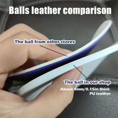 Commemorative high-quality No. 5 football - made of PU material, explosion-proof, waterproof, wear-resistant, soft and does not hurt feet. Three-piece set of net bag, air needle and air pump, suitable for competitions, training, indoor/outdoor entertainme.