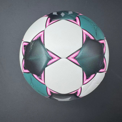 Commemorative high-quality No. 5 football - made of PU material, explosion-proof, waterproof, wear-resistant, soft and does not hurt feet. Three-piece set of net bag, air needle and air pump, suitable for competitions, training, indoor/outdoor entertainme.