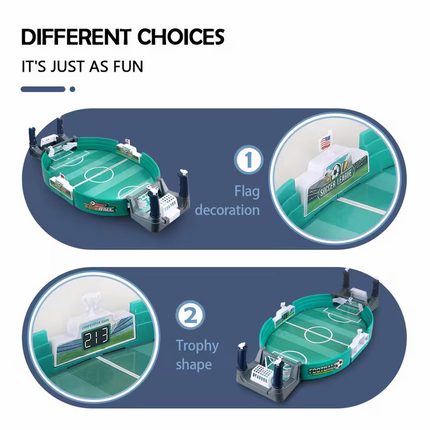 Children's interactive tabletop football game, 5 balls, educational sports tabletop toy, plastic frame, suitable for Valentine's Day, Easter and birthday gifts.