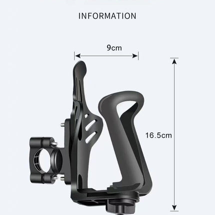Bicycle water bottle rack, motorcycle water bottle rack, mountain bike water bottle rack, road bike water bottle rack, motorcycle touring bike support.