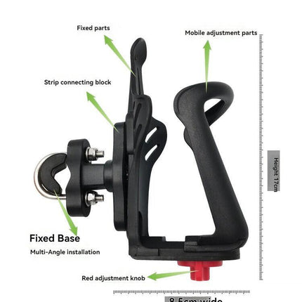 Bicycle water bottle rack, motorcycle water bottle rack, mountain bike water bottle rack, road bike water bottle rack, motorcycle touring bike support.