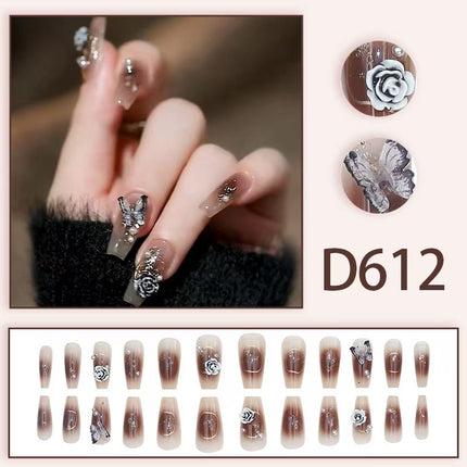 12 boxes / 288 pieces, cool spicy simple French sparkling diamond line sweet style hot-selling wearable jewelry set.