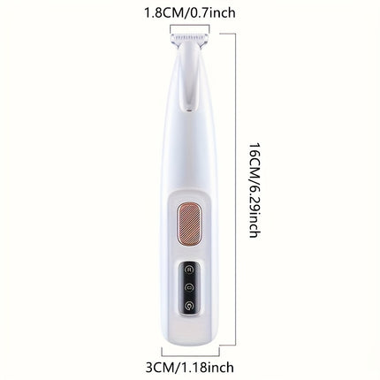 Pet electric clipper dog foot hair trimmer cat foot hair trimmer dog LED light clipper hair trimmer electric clipper h.