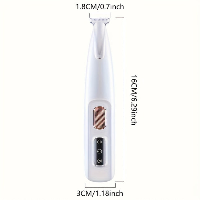Pet electric clipper dog foot hair trimmer cat foot hair trimmer dog LED light clipper hair trimmer electric clipper h.